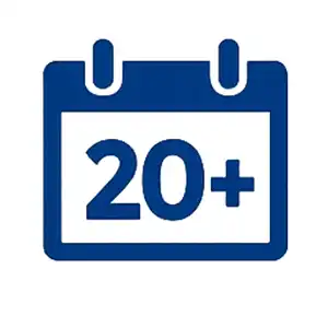 20+ years in business