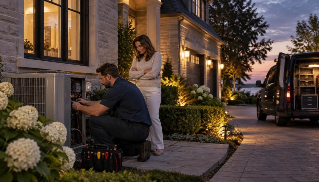 Atlantis HVAC technician providing emergency residential air conditioning repair